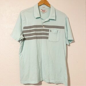 An‎ Original Penguin Chest Stripe Polo Classic Fit Size Large
